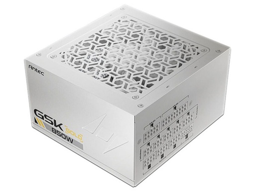[POW681263] Fuente De Poder Antec GSK850 White, 850w, 80 Gold Full Modular, ATX 3.1, Pcie 5.1, Blanco