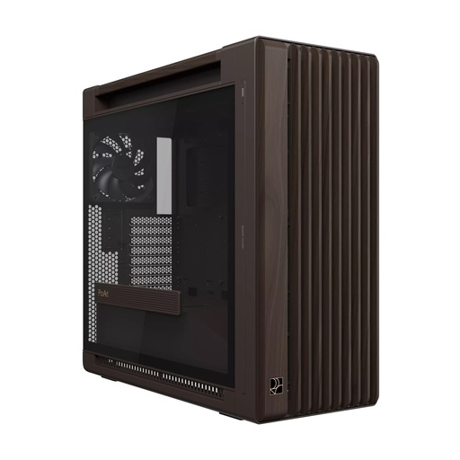 [CAB30025] Gabinete ASUS ProArt PA602 Wood Edition Retro Brown, Midi-Tower, ATX/EATX/Micro-ATX/Mini-ITX, USB 2.0/3.0, sin Fuente, 3 Ventiladores Instalados, Café