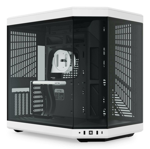 [CAB30026] Gabinete Hyte Y70, Midi-Tower, ATX/EATX/Micro-ATX/Mini-ITX, USB 3.0, sin Fuente, sin Ventiladores Instalados, Negro/Blanco