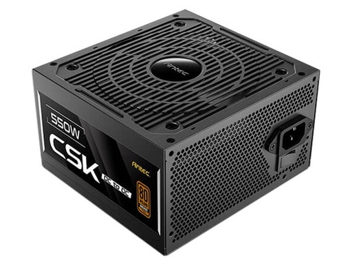 [POW681303] Fuente de Poder Antec CSK 550DC de 550W, ATX, 80 PLUS Bronze, Color Negro