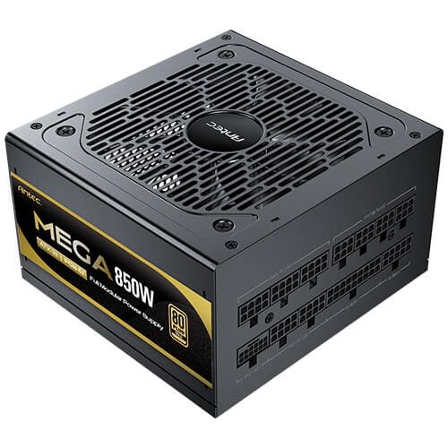 [POW681307] Fuente De Poder Antec MEGA 850W, 80 PLUS GOLD, FULL MODULAR ATX 3.1, PCIE 5.1, Negro