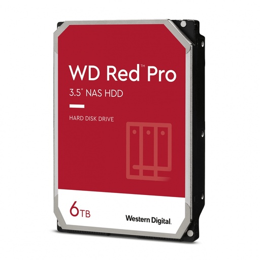 [SNR593969] Disco Duro para NAS Western Digital WD Red Pro 3.5", 6TB, SATA III, 6 Gbit/s, 7200RPM 256MB Caché