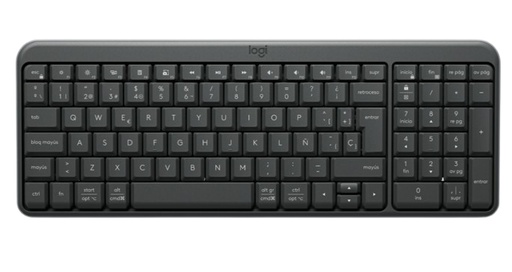 [KNM183193] Teclado Logitech K250, Inalámbrico, Bluetooth, Negro, Español