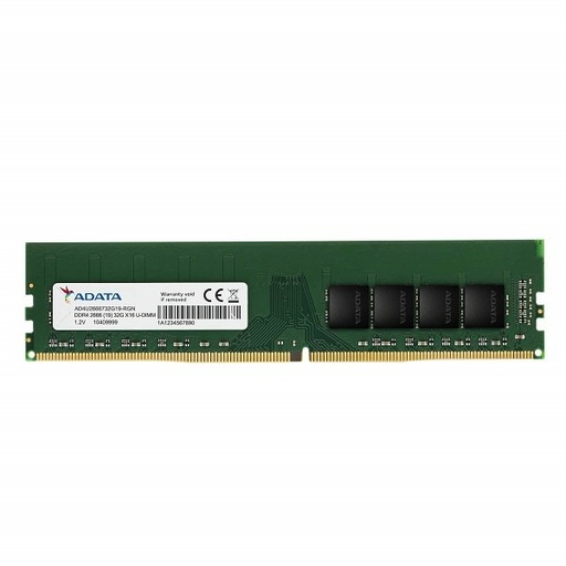 [SNR594008] Memoria adata udimm ddr4 16gb pc4-21300 2666mhz cl19 288pin 1.2v pc (ad4u266616g19-sgn)