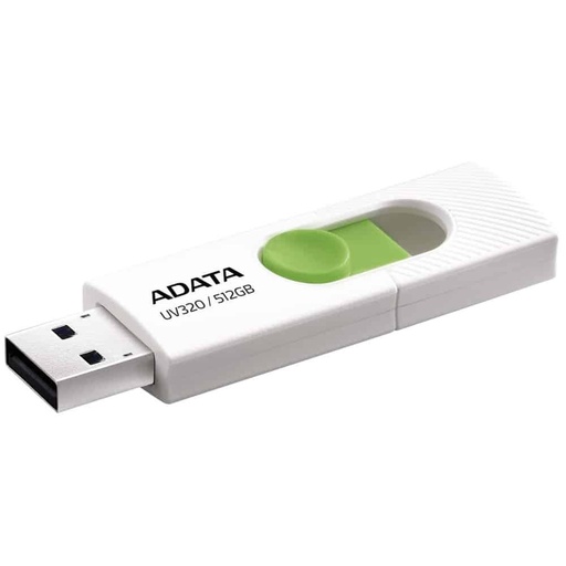 [SNR594031] Memoria flash adata uv320 512gb usb3.2 blanco-verde(auv320-512g-rwhgn)