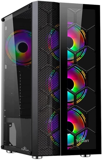 [CAB27353] Gabinete Gamer Yeyian Rapture 2500 Mid Tower ATX Sin Fuente
