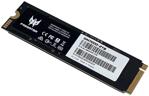 [SSD164] Unidad SSD Acer Predator GM-7000 NVMe 2TB PCI Express 4.0 M.2