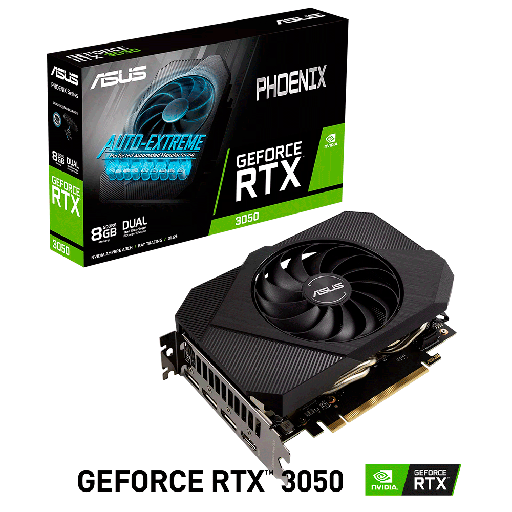 [ACC20361632] Tarjeta de Video Nvidia GeForce RTX 3050 / Asus Phoenix / PH-RTX3050-8G
