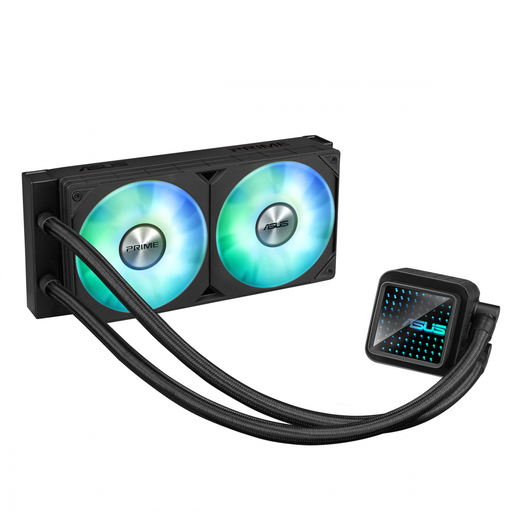 [COO125880] ASUS PRIME LC 240 ARGB Enfriamiento Líquido para CPU, 2x 120mm, hasta 2500RPM, Negro