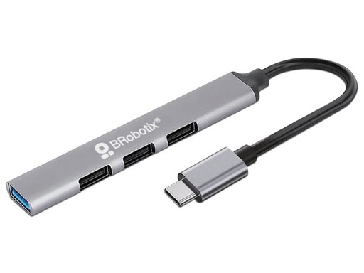 [ACC20361743] BRobotix Hub USB-C - USB-A 3.1, 5 Gbit/s