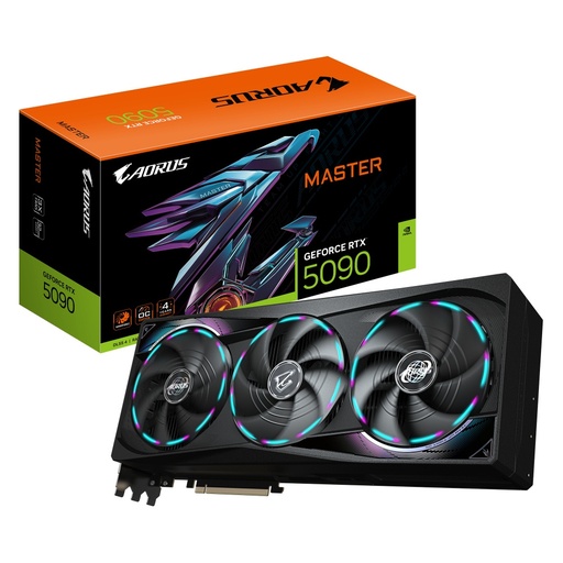 [ACC20361747] Tarjeta de Video AORUS NVIDIA GeForce RTX 5090 MASTER, 32GB 512-bit GDDR7, PCI Express x16 5.0