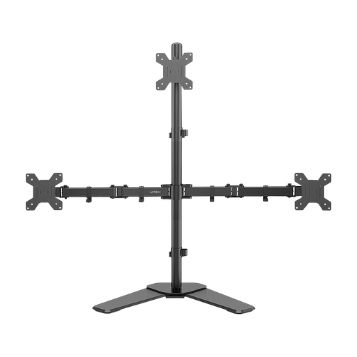 [MNS40506] Soporte Acteck Tres Monitores Enforce Zone-b Sm530 Con Base Articulado AC-944809
