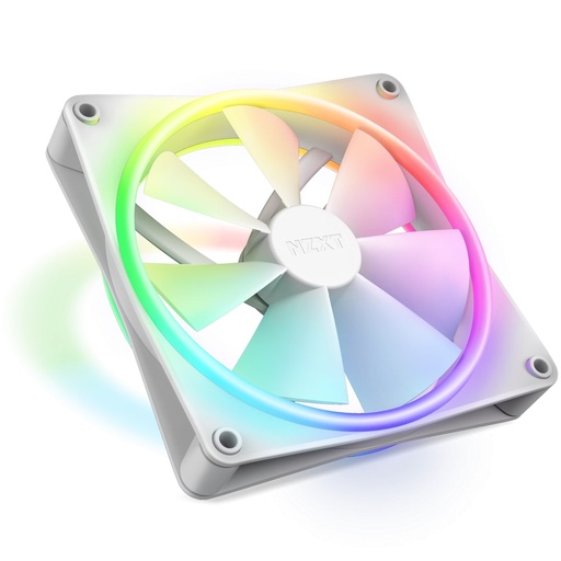 [COO125896] Ventilador NZXT F140 RGB DUO, 140mm, 1800RPM, RGB, Blanco