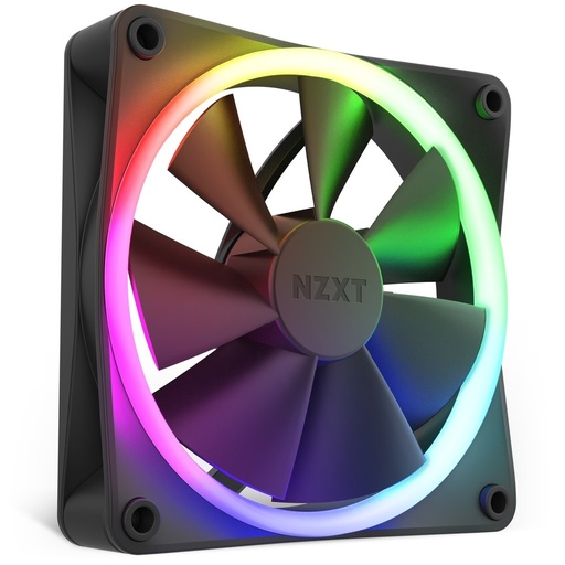 [COO125898] Ventilador NZXT F120 RGB, 120mm, 1800RPM, RGB, Negro