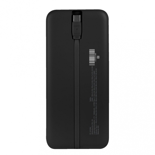 [ACC20361824] Cargador Portátil Perfect Choice Power Bank PC-241096, 10.000mAh, Negro