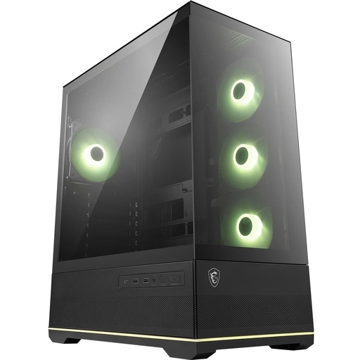 [CAB30127] Gabinete Gamer MSI MAG PANO 110R PZ Mid Tower con Cristal Templado y 4 Ventiladores ARGB Negro