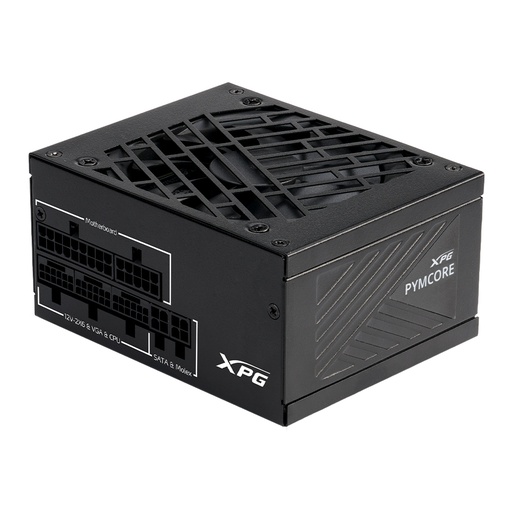 [POW681454] Fuente de Poder ADATA XPG PYMCORE 750W / 80+ Gold / ATX 3.1 / Full Modular / SFX / PCIe 5.0 / PYMCORE750G-BKCUS