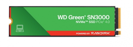 [SSD811] SSD WD SN3000 NVMe, 1TB, M.2, 4200 MB/s Escritura, 5000 MB/s Lectura, PCI Express 4.0