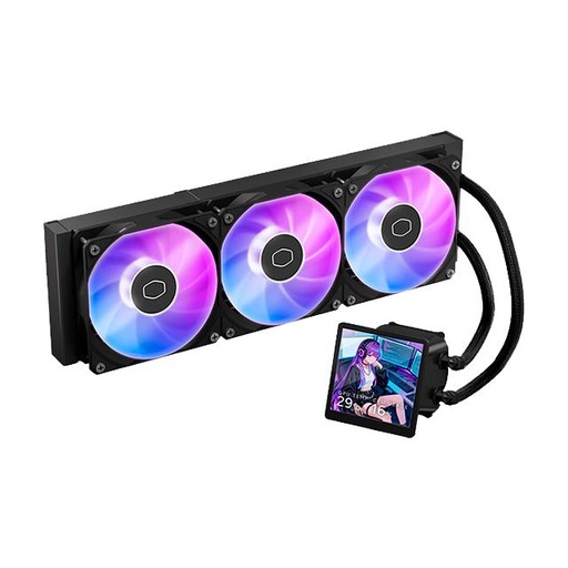 [COO125918] Sistema De Enfriamiento Liquido Cooler Master Core 360 Black Argb, Pantalla 4pul., Negro