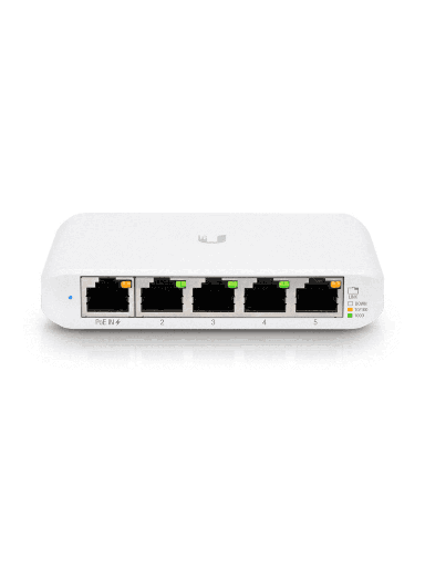 [NET1945] Switch Ubiquiti Networks Gigabit Ethernet USW Flex Mini 5 Puertos 10/100/1000Mbps 10 Gbit/s Gestionado