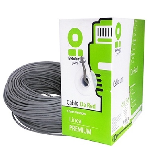 [ACC698774] Bobina De Cable BRobotix 062410 Cat6 UTP 100 Metros