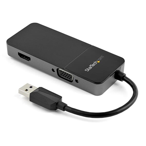 [ACC698796] Adaptador de video externo usb 3.0 a hdmi y vga - 4k 30hz - tarjeta de video para mac y windows - multipuertos (usb32hdvga) - st