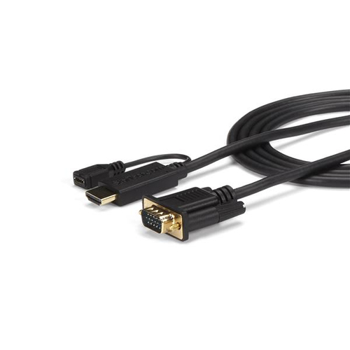 [ACC698817] Cable de 3m convertidor activo hdmi a vga - adaptador 1920x1200 1080p - startech.com mod. hd2vgamm10