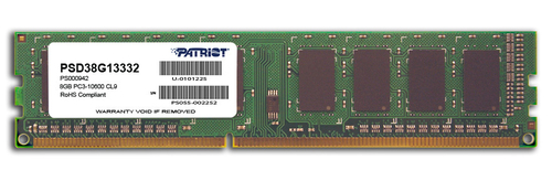 [SNR85109] Memoria RAM Patriot Signature DDR3 1333MHz 8GB Non-ECC CL9