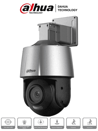 [SEC2895] Dahua sd3a400-gn-a-pv - camara ip pt de 4 megapixeles/ full color & disuación activa/ lente de 4mm/ paneo y tildeo/ h.265+/ 30 m