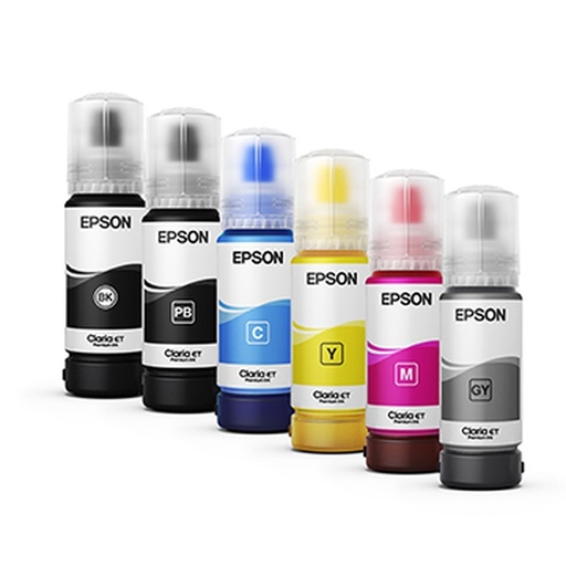 [PRI3452] Tanque De Tinta Epson T555 Negro 70ml Para EcoTank L8180 L8160