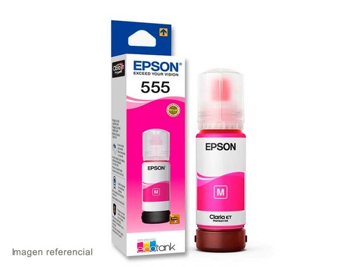 [PRI3453] Tanque de Tinta Epson T555 Magenta 70ml para L8160 L8180