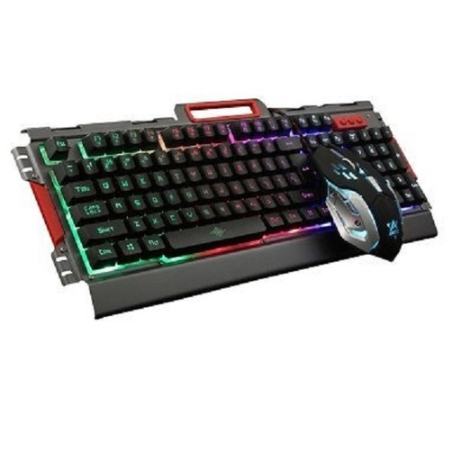 [ACC698867] Kit Gamer De Teclado Y Mouse BRobotix 188533-2 Alámbrico USB Español