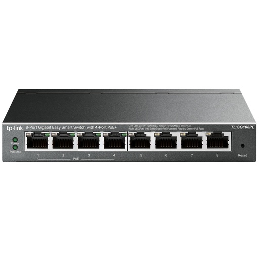 [NET1992] Switch inteligente tp-link tl-sg108pe 8 puertos rj45 10 100