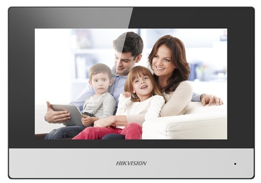 [AUD70414] Monitor ip wifi touch screen 7" para videoportero ip  / vídeo en vivo / poe estándar / apertura remota / llamada entre monitores