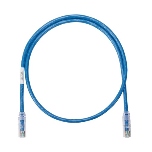 [NET2032] Cable de parcheo utp categoría 6, con plug modular en cada extremo - 1 m. - azul