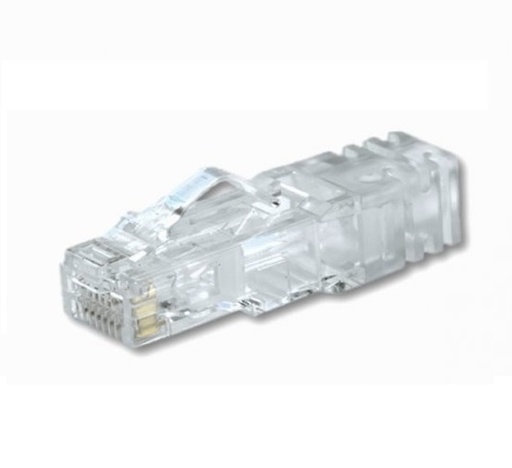 [SEC3212] Conector Cat6 Panduit RJ-45 de 8 Posiciones Transparente Paquete de 100 Piezas