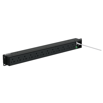 [SEC3226] Panduit PDU Basico Panduit Para Distribucion De Energia Para Rack 1U 15A 120V 12 Contactos