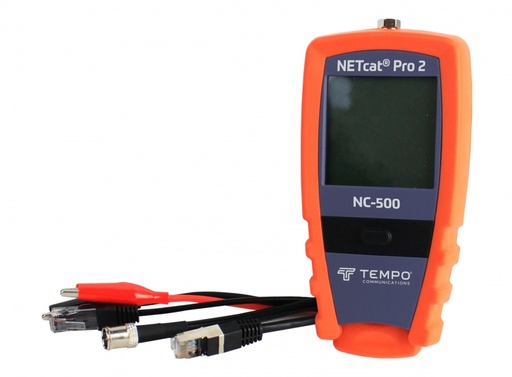 [NET2064] Probador profesional para cable utp, stp y cable coaxial (netcat® pro2) con pantalla táctil retroiluminada