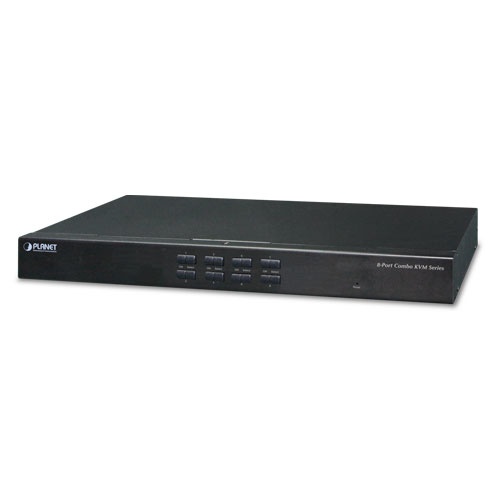 [SEC3331] Switch para monitor kvm de 8 puertos vga, permite el acceso y controla hasta 8 computadoras desde una sola consola (teclado, rat