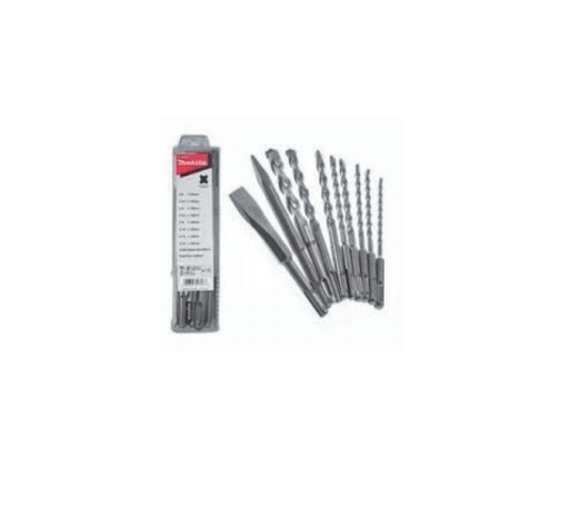 [TOO12]  juego con 10 piezas de brocas y cinceles sds plus