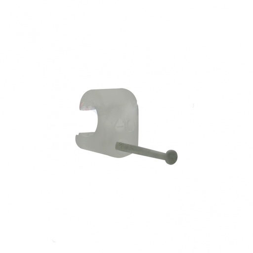 [WIR959] Grapa para cable redondo de 7mm color transparente (100pzs) (3103-00100)