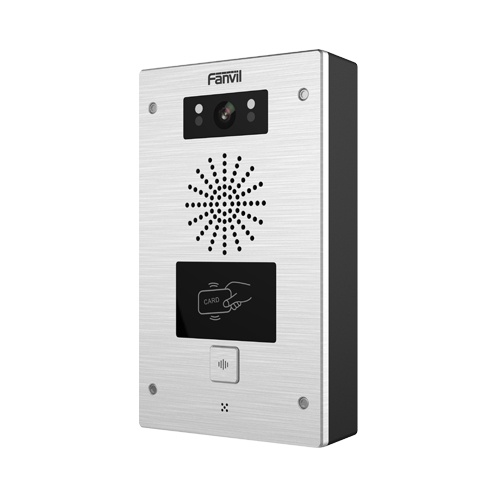 [SEC3549] Video portero ip, 2 líneas sip, 2 relevadores, lector de tarjeta rfid, onvif, con botón para llamada, anti-vandálico, poe, ip65 