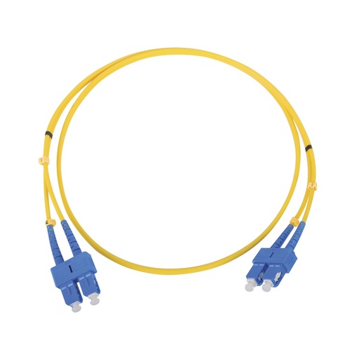 [SEC3566] Jumper de fibra óptica monomodo sc/sc duplex de 1 metro 