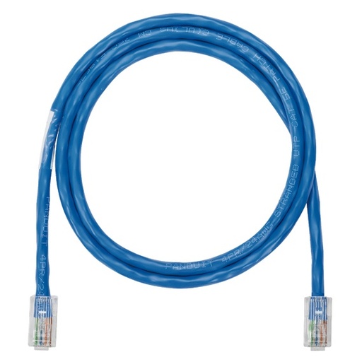 [NET2110] Cable de parcheo utp categoría 5e, con plug modular en cada extremo - 1.5 m. - azul