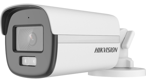 [SEC3630] Cámara CCTV Bullet Turbo HD Hikvision Para Exteriores ColorVu DS-2CE12KF0T-FS Alámbrico 2960x1665 Pixeles Día Noche