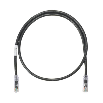 [NET2126] Cable de parcheo utp categoría 6, con plug modular en cada extremo - 1 m. - negro