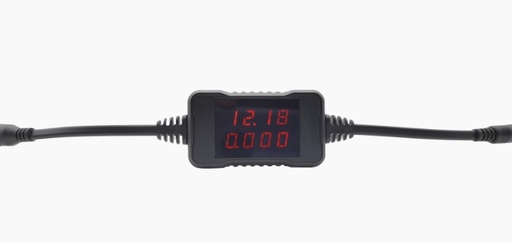 [SEC3689] Medidor de voltaje y corriente; herramienta  práctica y sencilla aplicada al cctv