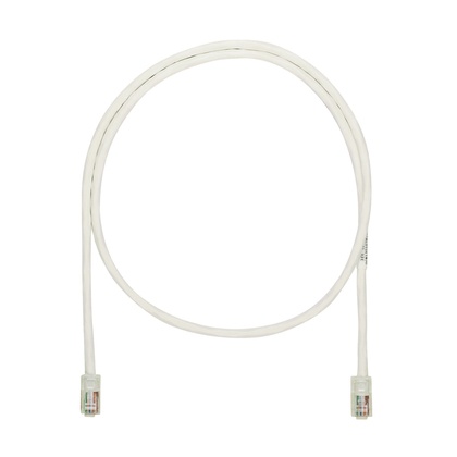 [NET2156] Cable de parcheo utp categoría 5e, con plug modular en cada extremo - 1 m. - blanco mate 