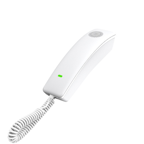 [TEL385] Teléfono ip profesional para hotelería, montaje en pared,  teclado numérico estándar, conferencia de 3 vías, opus y poe.