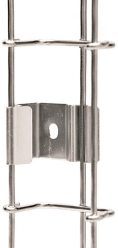 [WIR1038] Clip de fijación varios usos, con acabado electro zinc